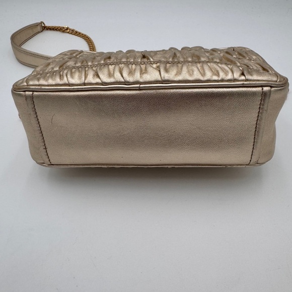 PRADA Nappa Gaufre Camera Bag Gold - Picture 4 of 12
